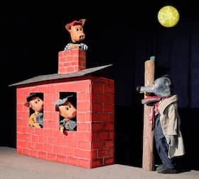 Kindertheater 2025-26 - Die drei Schweinchen und der Wolf - (freie Platzwahl)