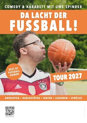 Uwe Spinder: Da lacht der Fußball - Tour 2027 - Kabarett & Comedy