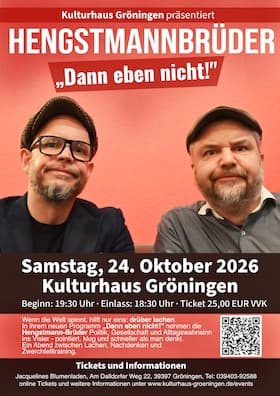 Kabarett mit den HengstmannBrüdern - Dann eben nicht!