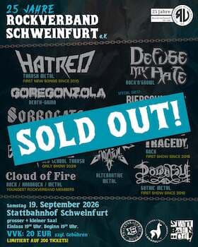 25 Jahre Rockverband Schweinfurt e.V. - Jubiläumsveranstaltung