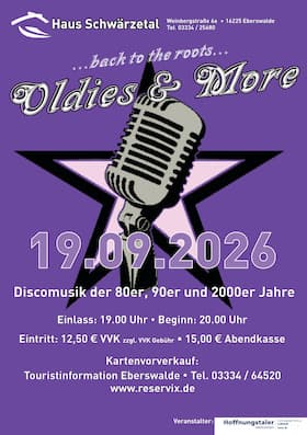 "Oldies & More" Das Original!!! - Discomusik der 80er, 90er, 2000er und das Beste von heute