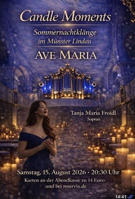 Candle Moments - Ave Maria – Sommernachtklänge im Münster Lindau