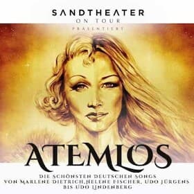 SANDTHEATER ON TOUR - ATEMLOS  - deutsche Hits in Sand gemalt
