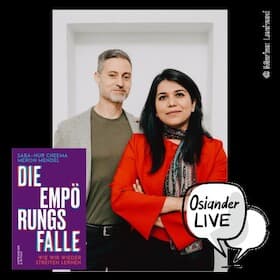 Osiander Tübingen -  Lesung und Gespräch | Saba-Nur Cheema, Meron Mendel | Die Empörungsfalle