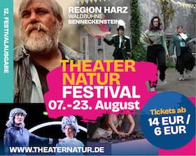 THEATERNATUR FESTIVAL 2026 | FESTIVALPASS | Raus aus dem Alltag, rein in die THEATERNATUR. - Wochenendpass II (13.-16.08.2026) | Binch-Wachting.Erholsam.
