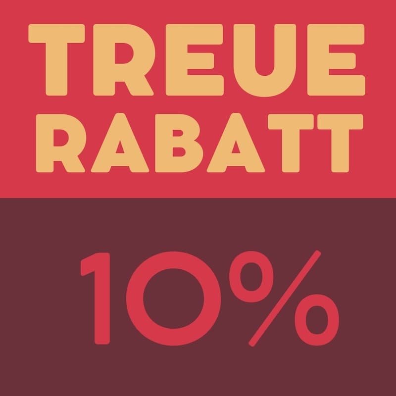 2 Stücke: 10% Rabatt