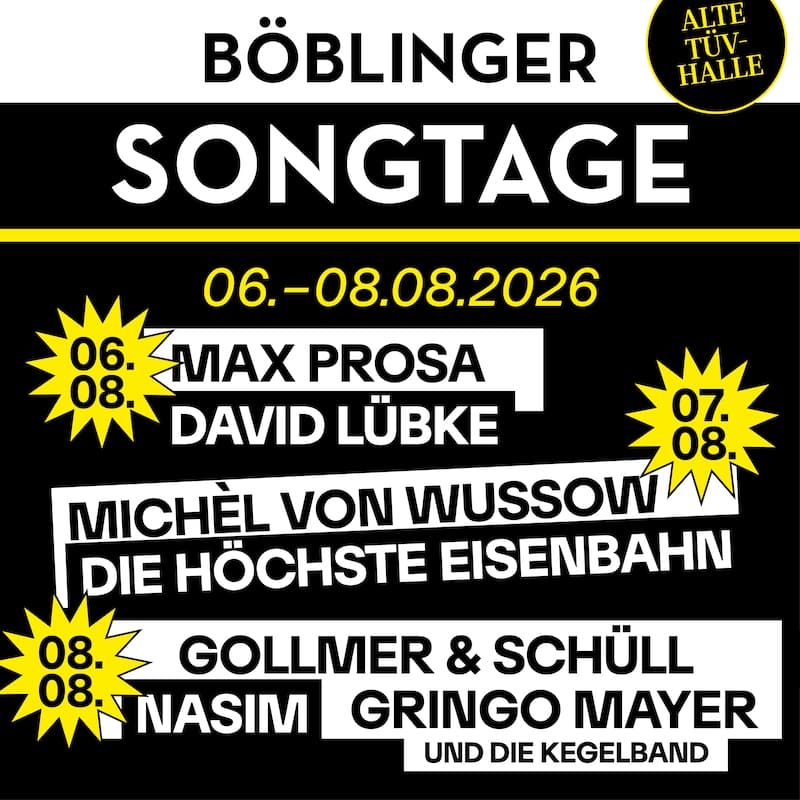 12. Böblinger Songtage Festivalticket