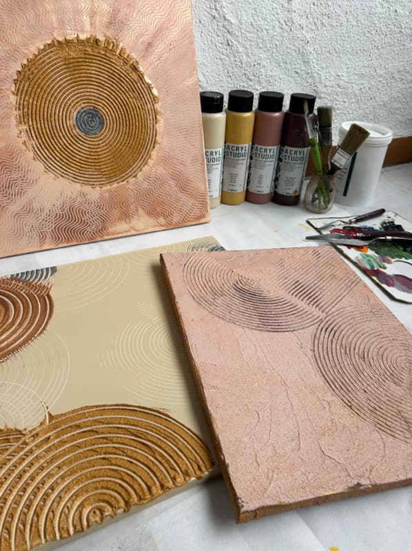 Creative Night - Motiv: Struktur, Paste, Abstrakt