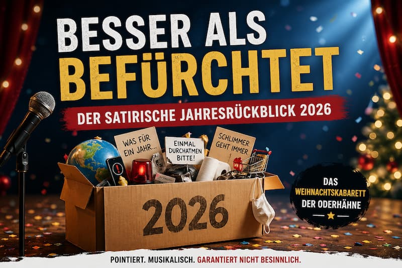 Die Oderhähne - Satirischer Jahresrückblick 2026