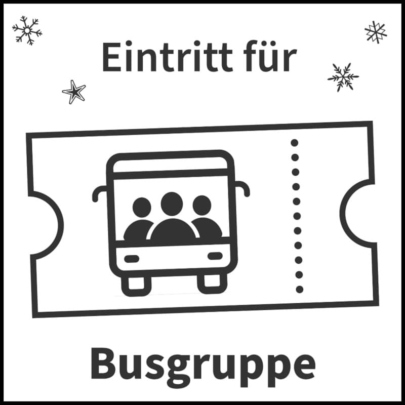 Weihnachtsmarkt in der Ravennaschlucht - Eintritt für Busgruppen (ab 35 Personen) - Einfahrt & Eintritt