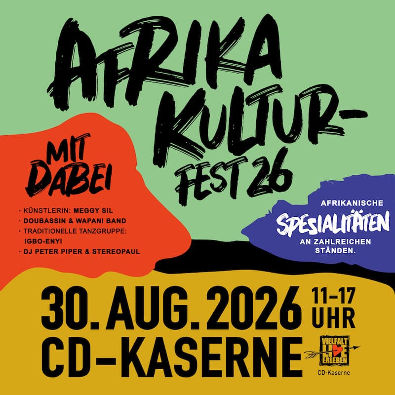 Afrika Kulturfest 2026 - Kultur im Innenhof