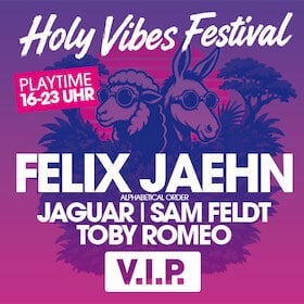 Gießener Kultursommer 2026 - VIP - HOLY VIBES FESTIVAL mit Felix Jaehn, Sam Feldt, Toby Romeo, Jaguar - VIP-Ticket