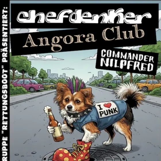 Speicher Rettungsboot präsentiert: Chefdenker; Angora Club; Commander Nilpfred