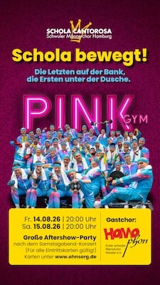 SCHOLA BEWEGT! - Die Letzten auf der Bank, die Ersten unter der Dusche!