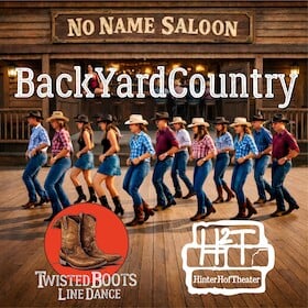 Backyard Country - Line Dance & Western - Backyard Country am No Name Saloon - Line Dance & Western Event