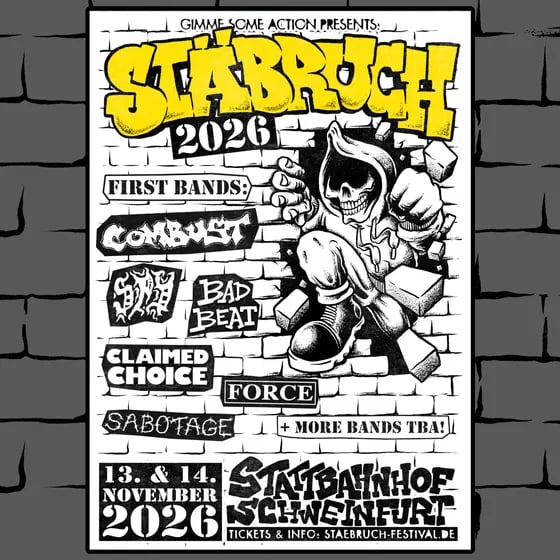 Stäbruch Festival 2026 - Stäbruch Festival 2026 - Samstag