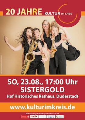 Kultur im Kreis Göttingen - Sistergold - Saxophon Quartett (Open-Air)