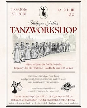 Ballsäle Coßmannsdorf - Stolpner Folk´s Tanzworkshop