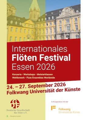 Internationales Flöten Festival - Essen 2026 - Tagesticket Samstag