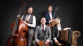 Swing Manouche in der Schlossberghalle - Diknu Schneeberger & Bakanic Quartett