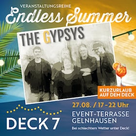 Afterwork mit Livekonzert am Abend von 17Uhr bis 19Uhr get together - The Gypsys meets Summertime auf dem Deck 7