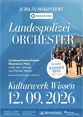 Landespolizeiorchester Rheinland-Pfalz - 50 Jahre WEISSER RING Rheinland-Pfalz