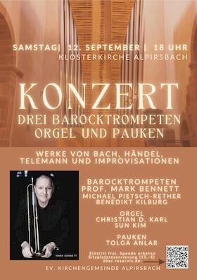 Königlicher Glanz - Konzert für drei Barocktrompeten, Orgeln und Pauken