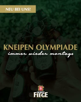 MORITZ FIEGE Spiele Abend _ immer wieder montags - MORITZ FIEGE Kneipen-Olympiade – Wer holt den Pott?