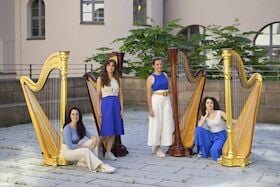 Weingartner Musiktage Junger Künstler 2026 - Münchner Harfenquartett