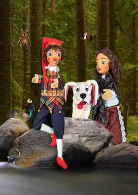Vorderhaus - Freiburg - Kasper und Bello retten den Wald - Handpuppenspiel für Kinder ab vier Jahren