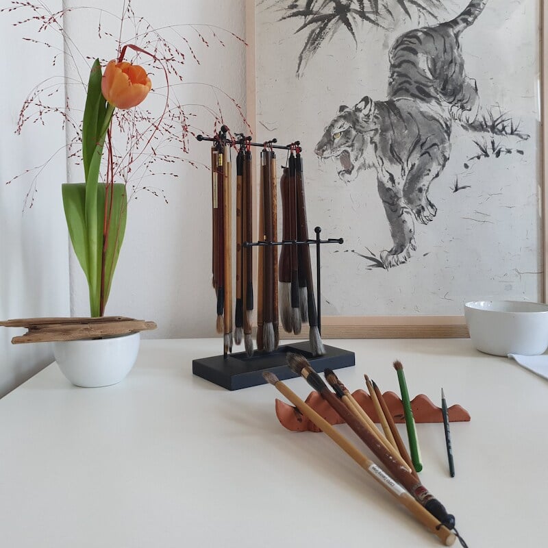 "Sumi-e" - Japanische Tuschemalerei