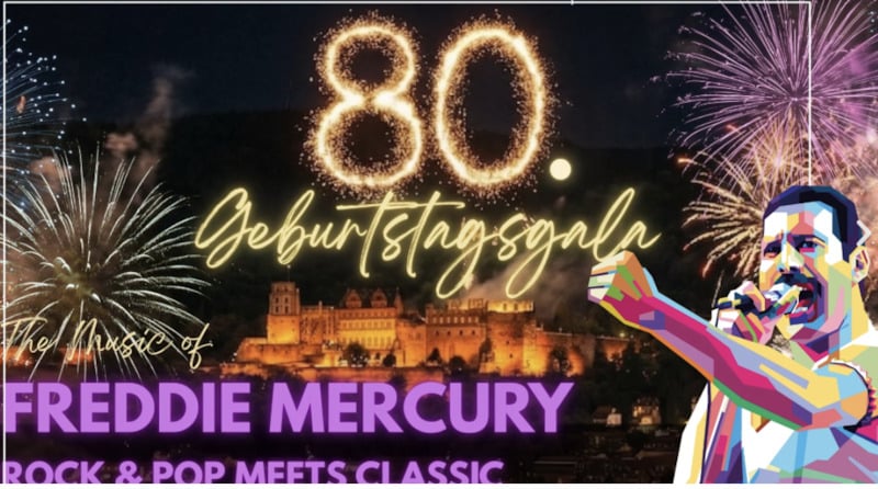 Freddy Mercury Geburtstagsgala - Rock meets Classic zur Schlossbeleuchtung