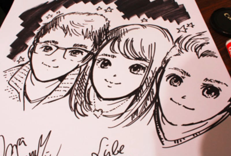 LIVE-ILLUSTRATION: Dein eigenes Portrait im Manga-Stil! - Slot 2