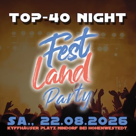 Veranstaltungen 2026 - Festlandparty - Top-40 Night