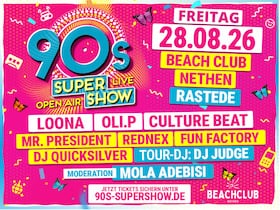90s Super Show - NETHEN BEACH - VIP Upgrade