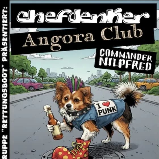 Speicher Rettungsboot präsentiert: Chefdenker; Angora Club; Commander Nilpfred