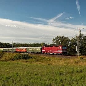 Sonderzugfahrten mit dem Lausitzer Dampflok Club e.V. - "Western-Kurier" zu den Westerntagen in Haselbach