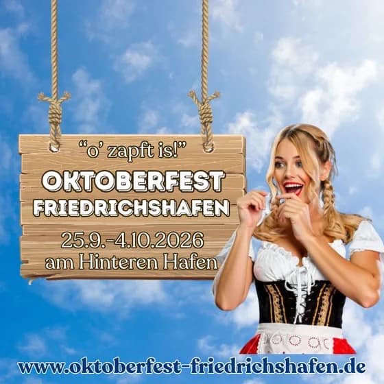 Oktoberfest Friedrichshafen - Party mit Band Hautnah