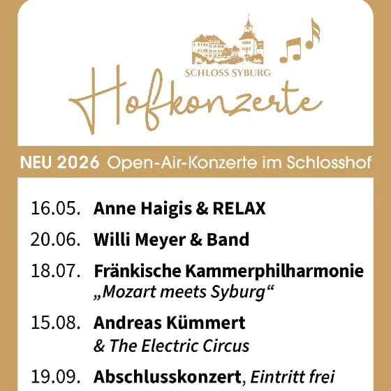 Hofkonzert Schloss Syburg - Andreas Kümmert & The Electric Circus