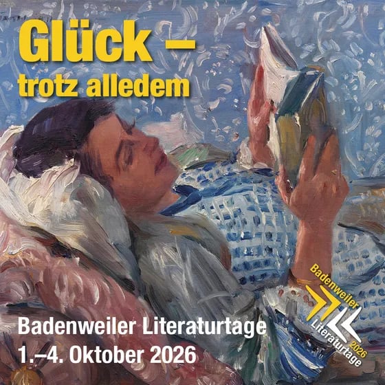 13.Badenweiler Literaturtage - Simon Strauß, Lesung und Gespräch mit Bettina Baltschev