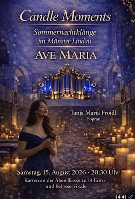 Candle Moments - Ave Maria – Sommernachtklänge im Münster Lindau