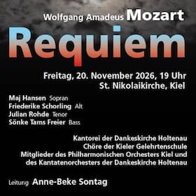 Veranstaltungen 2026 - "Wolfgang Amadeus Mozart - Requiem in d"