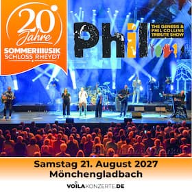 SommerMusik Schloss Rheydt - PHIL – THE GENESIS & PHIL COLLINS TRIBUTE SHOW