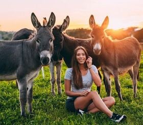 Wanderung mit Esel Uschi & Elsa