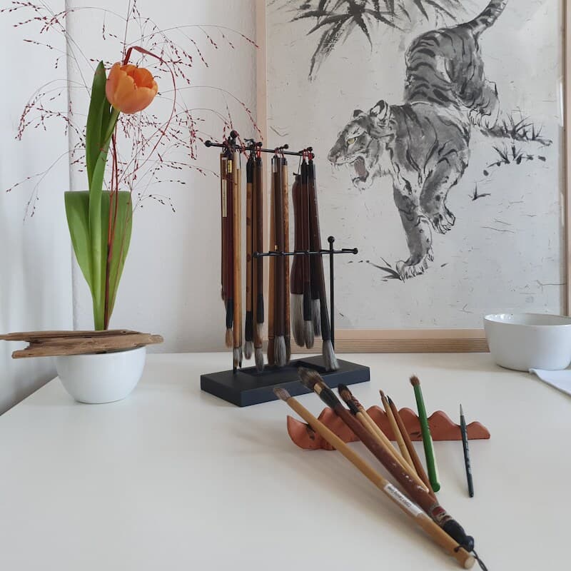 "Sumi-e" - Japanische Tuschemalerei