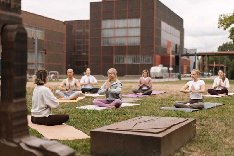Yoga & Kunst - Eine Yogastunde auf Zollverein